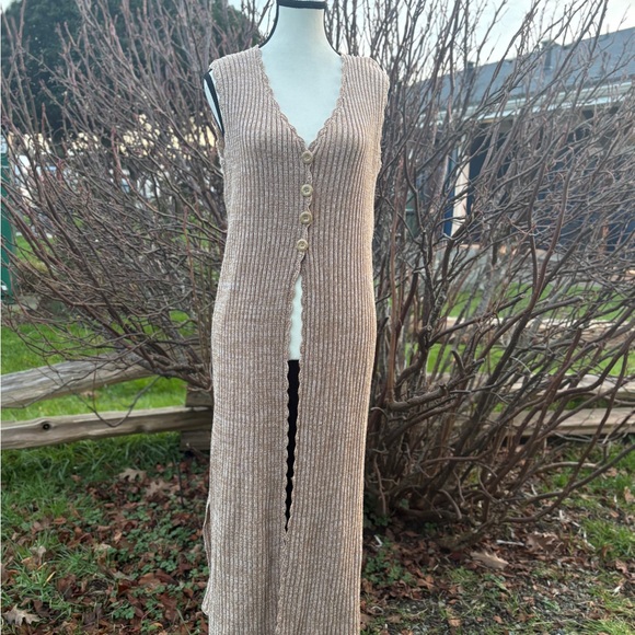 INMENLONE Sweaters - Vintage INMENLONE Long Ribbed Sweater Vest | Small–Medium